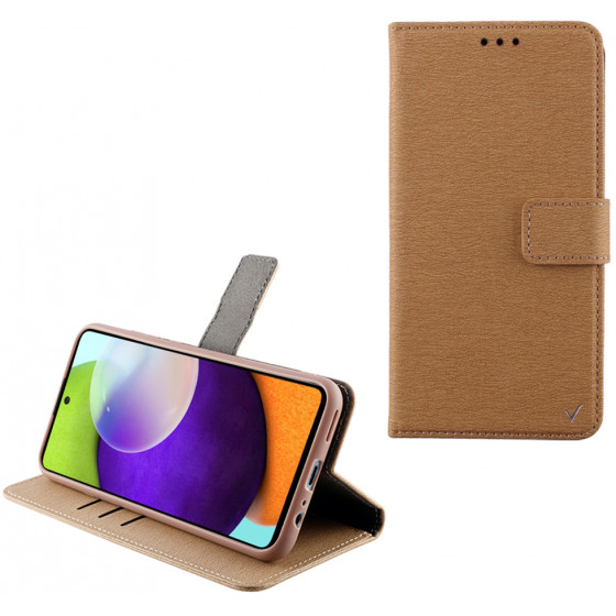 VOLTE-TEL ���� SAMSUNG A52 5G A526 ALLURE MAGNET BOOK STAND CLIP GOLD - (5205308287572)