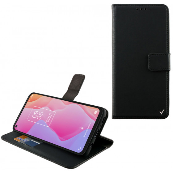 VOLTE-TEL ���� TCL 10 LITE T770H ALLURE MAGNET BOOK STAND CLIP BLACK - (5205308281938)