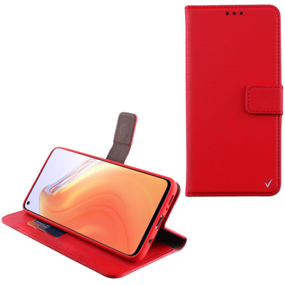 VOLTE-TEL ���� XIAOMI MI 10T 5G / MI 10T PRO 5G ALLURE MAGNET BOOK STAND CLIP RED - (5205308281976)