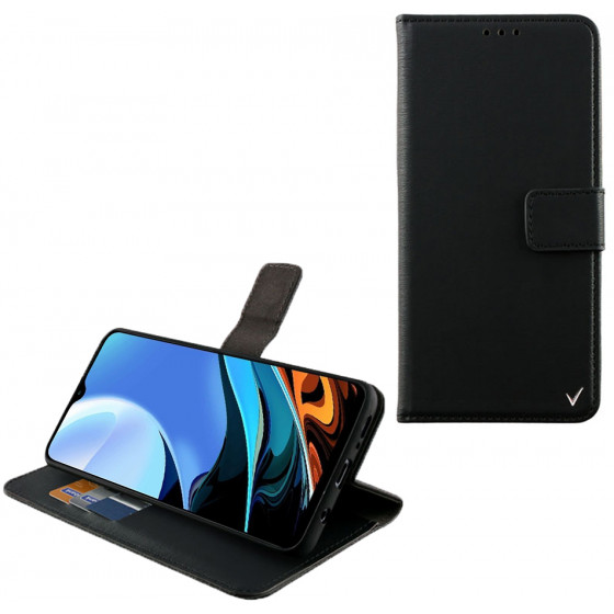 VOLTE-TEL ���� XIAOMI REDMI 9 POWER ALLURE MAGNET BOOK STAND CLIP BLACK - (5205308287596)