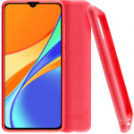 VOLTE-TEL ���� XIAOMI REDMI 9C CARBON RUGGED CAMERA PROTECTIVE RED - (5205308274237)