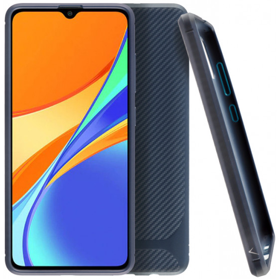 VOLTE-TEL ���� XIAOMI REDMI 9C CARBON RUGGED CAMERA PROTECTIVE ROYAL BLUE - (5205308274213)