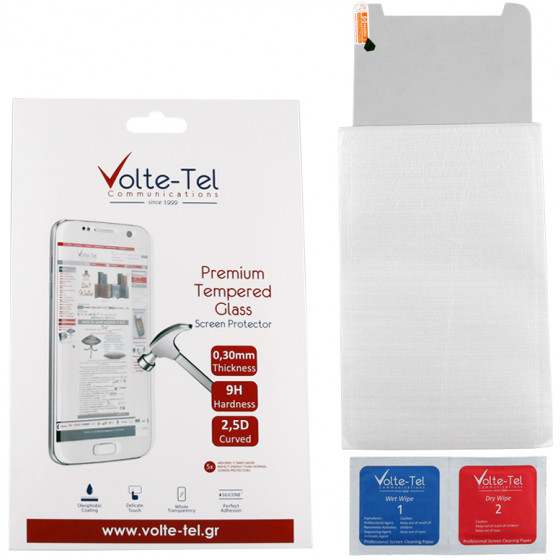 VOLTE-TEL TEMPERED GLASS IPAD MINI /2 / 3 9H 0.30mm 2.5D FULL GLUE FULL COVER - (5205308187148)