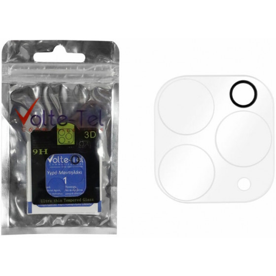 VOLTE-TEL TEMPERED GLASS IPHONE 12 PRO MAX 9H 0.25mm 3D CURVED FOR CAMERA - (5205308274879)