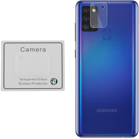 VOLTE-TEL TEMPERED GLASS SAMSUNG A21s A217 9H 0.30mm FOR CAMERA - (5205308275166)