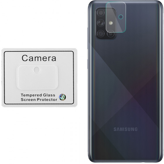 VOLTE-TEL TEMPERED GLASS SAMSUNG A51 A515 9H 0.30mm FOR CAMERA - (5205308275197)