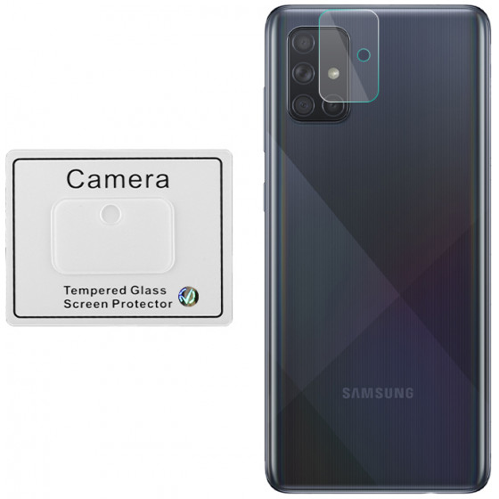 VOLTE-TEL TEMPERED GLASS SAMSUNG A71 A715 9H 0.30mm FOR CAMERA - (5205308275203)