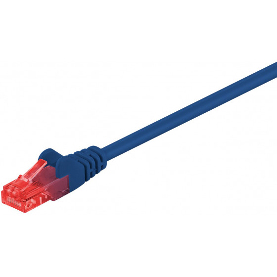 GOOBAY ������� UTP Cat 6 CCA 24AWG PVC 1m ���� - (68437)