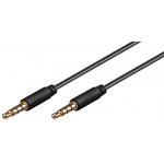 GOOBAY ������� ���� 3.5mm 4 pin stereo copper 1.5m ����� - (63828)