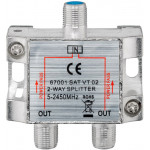 GOOBAY SAT-splitter 2-way 5-2450MHz 7.5 dB - (67001)