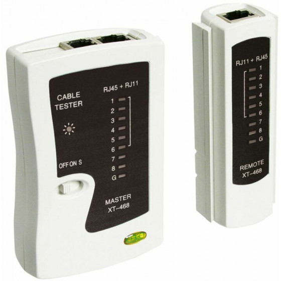 GOOBAY tester ������� CAT 5/6 & ISDN RJ11 RJ12 & RJ45 - (68856)