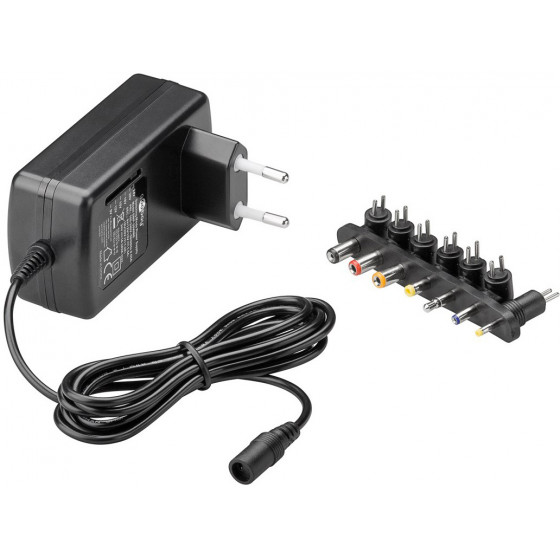 GOOBAY ���������� ��������� 9V-24V 24W-1.5A 7 tips - (54799)