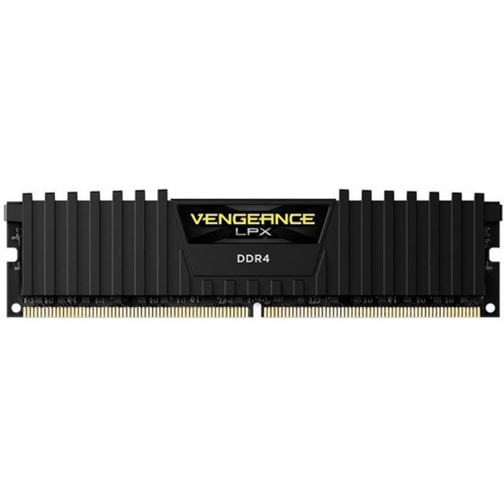 Corsair VENGEANCE LPX 16GB 1x16GB DDR4 DRAM 2400MHz C14 Memory Kit Black - (CMK16GX4M1A2400C14)