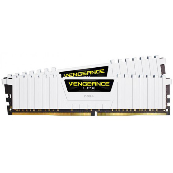 Corsair VENGEANCE LPX 16GB 2x8GB DDR4 DRAM 2666MHz C16 Memory Kit White - (CMK16GX4M2A2666C16W)