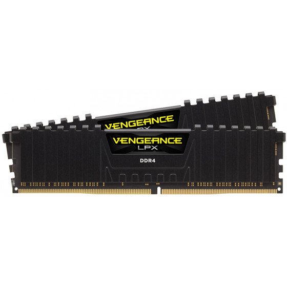 Corsair VENGEANCE LPX 8GB 2x4GB DDR4 DRAM 2133MHz C13 Memory Kit Black - (CMK8GX4M2A2133C13)