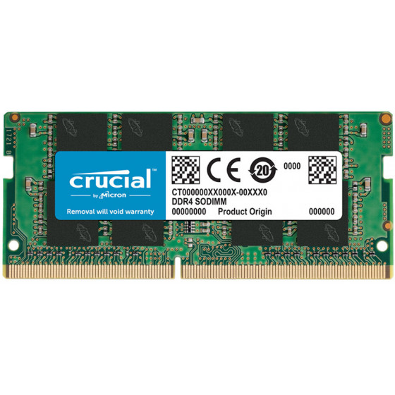 Crucial RAM 8GB DDR4-3200 SODIMM - (CT8G4SFRA32A)