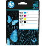 HP ������ Inkjet 912 4-Pack CMYK - (6ZC74AE)