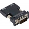 POWERTECH ���������� HDMI F �� VGA M �� audio ����� - (CAB-H120)