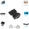 POWERTECH ���������� HDMI F �� VGA M �� audio ����� - (CAB-H120)