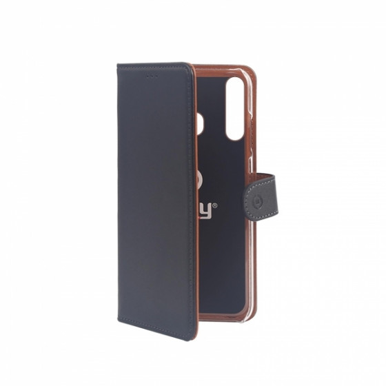 CELLY WALLY BOOK CASE HUAWEI P40 LITE E black - (WALLY912)