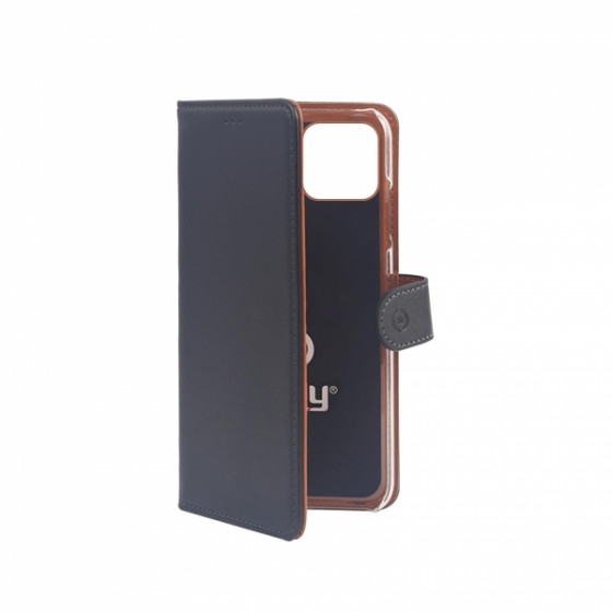 CELLY WALLY BOOK CASE IPHONE 12 PRO MAX black - (WALLY1005)