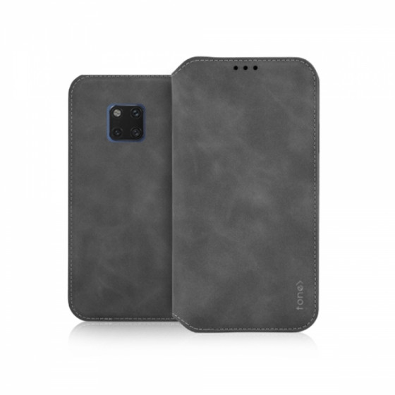 FONEX BOOK VELVET HUAWEI MATE 20 PRO grey - (BOOKVLT1358G)