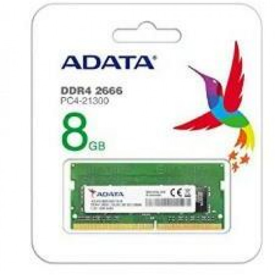 ADATA RAM SODIMM 8GB DDR4 2666MHz CL19 - (AD4S266688G19-RGN)