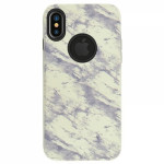 4-OK MARBLE IPHONE X / XS white backcover - (CMIPXW)