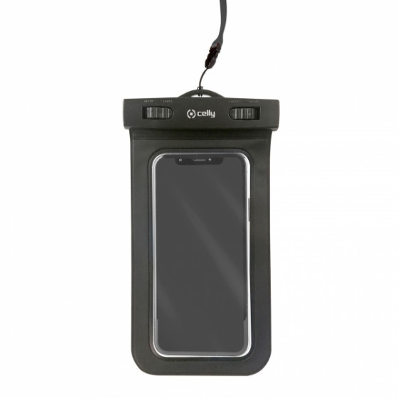CELLY WATERPROOF SPLASH CASE UP TO 6.5 black - (PCSPLASHBAGBK)