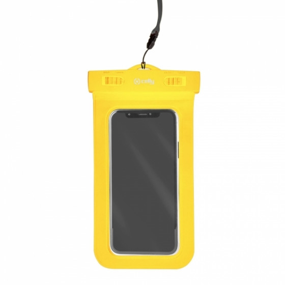 CELLY WATERPROOF SPLASH CASE UP TO 6.5 yellow - (PCSPLASHBAGYL)
