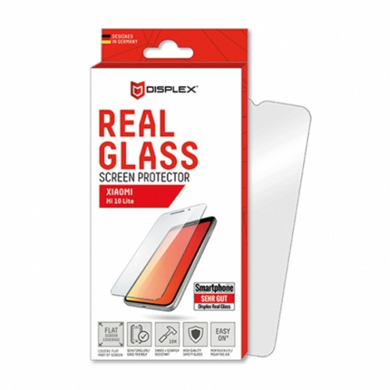 DISPLEX REAL GLASS 2D XIAOMI MI 10 LITE - (01356)