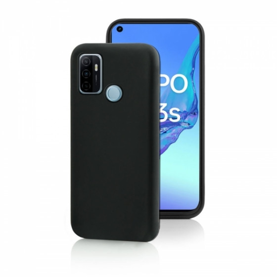 FONEX TPU CASE 0.6mm OPPO A53s / A53 black backcover - (BLK1531B)