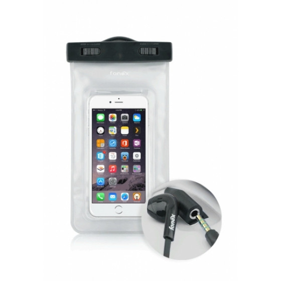 FONEX WATERPROOF CASE FOR SMARTPHONES 6 blue - (CWUNABL)
