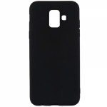 SENSO RUBBER SAMSUNG A6 2018 black backcover - (SERSAMA618B)