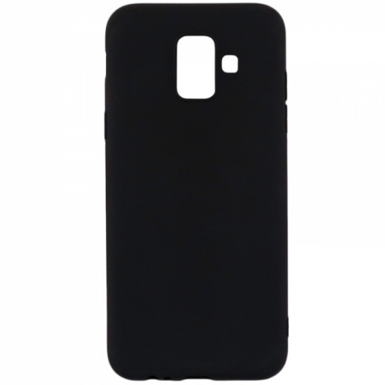 SENSO RUBBER SAMSUNG A6 2018 black backcover - (SERSAMA618B)