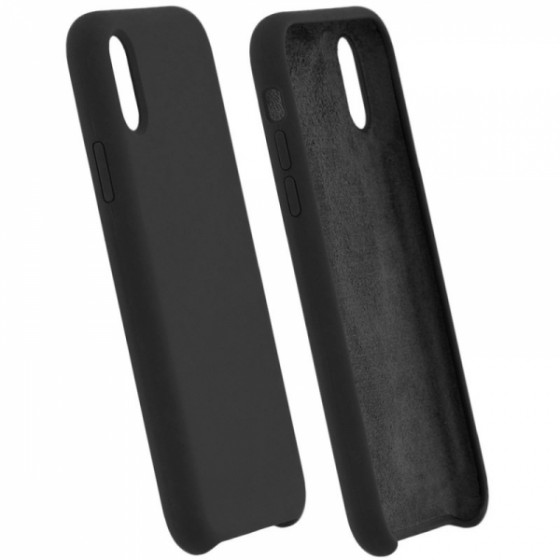SENSO SMOOTH IPHONE X / XS black backcover - (SENSMPIPXBN)