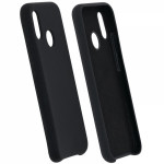 SENSO SMOOTH IPHONE XS MAX black backcover with hole - (SENSMIPXSMB)