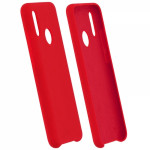 SENSO SMOOTH IPHONE XS MAX red backcover with hole - (SENSMIPXSMR)