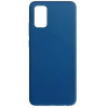SENSO SOFT TOUCH SAMSUNG A02s blue backcover - (SESTSAMA02SBL)
