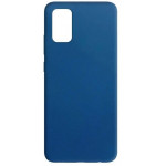 SENSO SOFT TOUCH SAMSUNG A02s blue backcover - (SESTSAMA02SBL)
