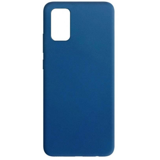 SENSO SOFT TOUCH SAMSUNG A02s blue backcover - (SESTSAMA02SBL)