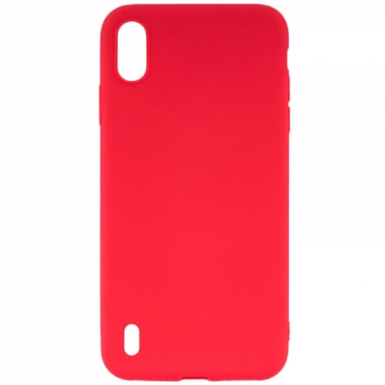 SENSO SOFT TOUCH SAMSUNG A10 red backcover - (SESTSAMA10R)