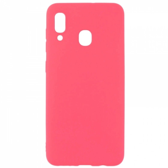 SENSO SOFT TOUCH SAMSUNG A20e pink backcover - (SESTSAMA20EP)
