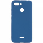 SENSO SOFT TOUCH XIAOMI REDMI 6 blue backcover - (SESTXIAR6BL)