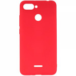 SENSO SOFT TOUCH XIAOMI REDMI 6 red backcover - (SESTXIAR6R)