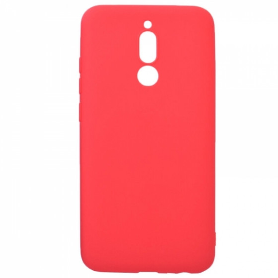 SENSO SOFT TOUCH XIAOMI REDMI 8 red backcover - (SESTXIAR8R)