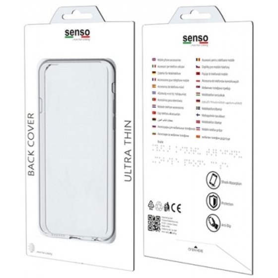 SENSO TPU 0.3 IPHONE 7 / 8 / SE 2020 trans backcover - (SE03IP7TR)