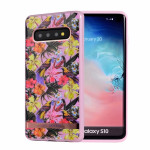 SO SEVEN PUCKET TROPICAL PINK BIRD SAMSUNG S10 backcover - (SSBKC0253)