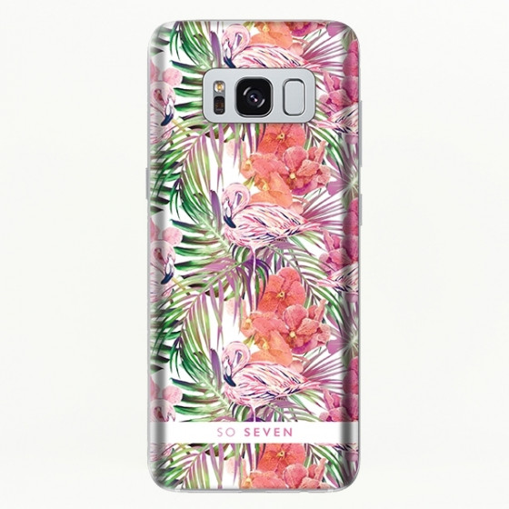 SO SEVEN RIO FLAMINGO SAMSUNG S8 backcover - (SVNCSRIO4S8)