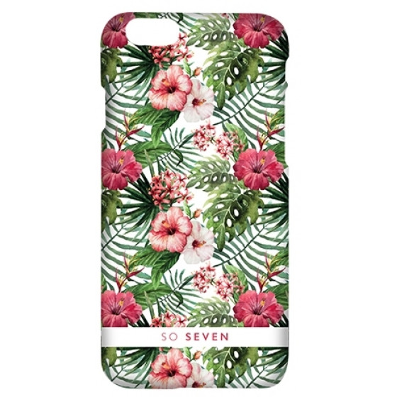 SO SEVEN RIO PINK HIBISCUS IPHONE 7 / 8 / SE 2020 backcover - (SVNCSRIO2IP7)